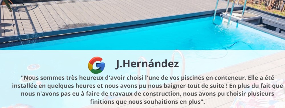 Piscine container 